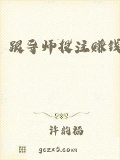 跟导师投注赚钱